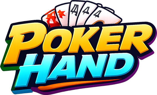 Logo poker hand